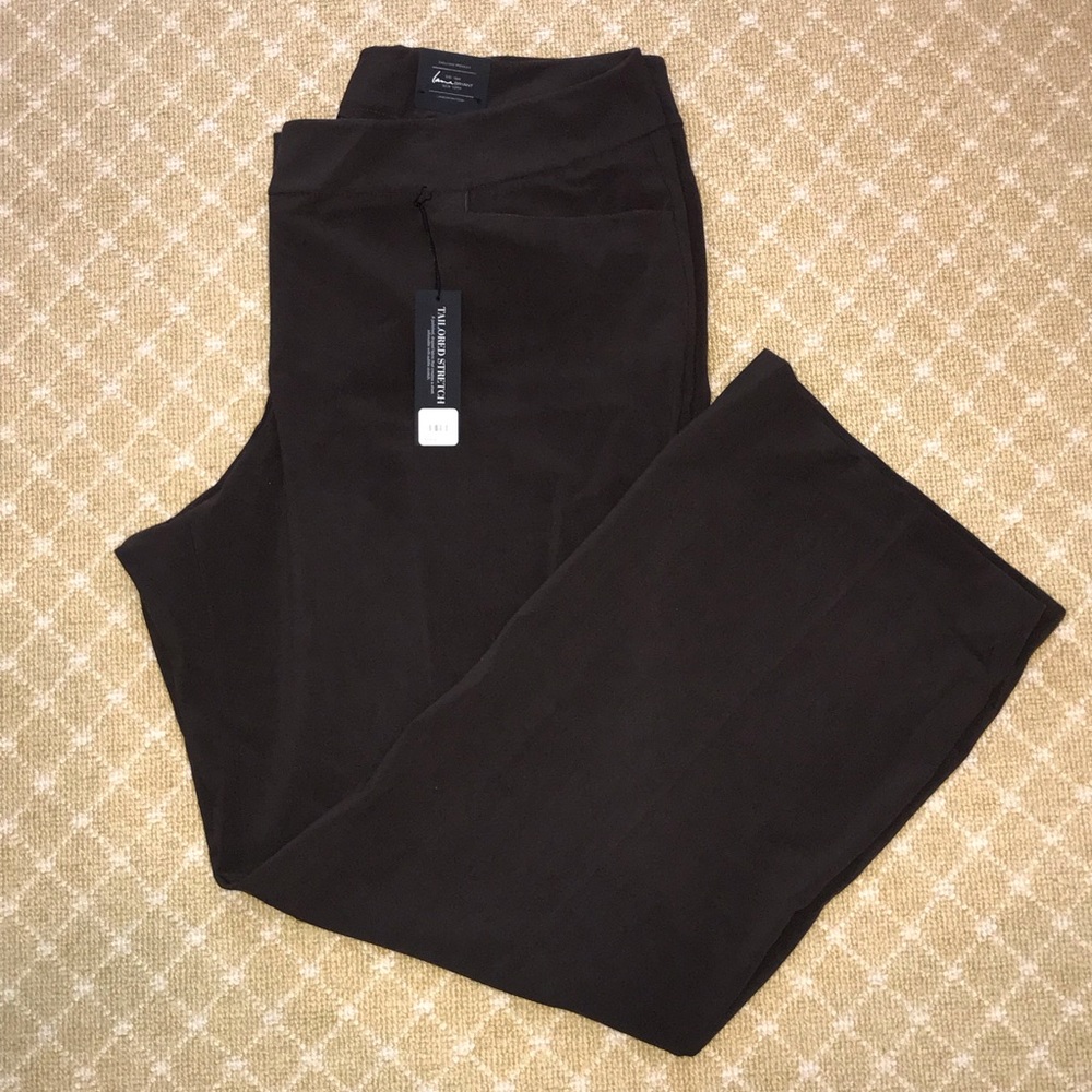NWT Lane Bryant Lena Classic Trouser Brown 18 Reg